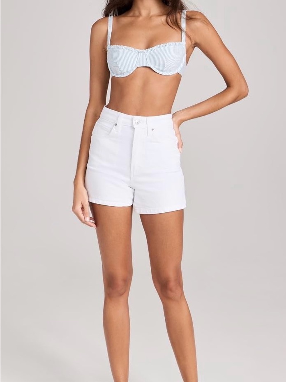 PAIGE Dani shorts- crisp white - Picture 3 of 3